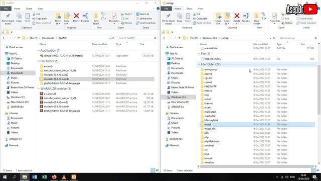 Install Xampp, Update MariaDb ke versi 10. 4, dan update PhpMyAdmin 5.0 | Special For CandyCBT смотреть онлайн