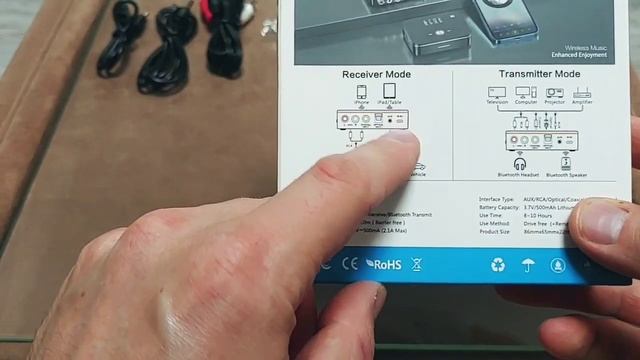 Bluetooth адаптер M8 Приемник Передатчик аудио Coaxial Optical AUX RCA MicroSD USB плеер обзор смотреть онлайн