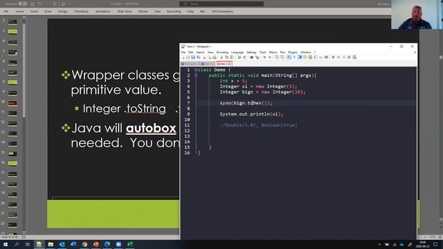Java: Wrapper classes and autoboxing смотреть онлайн