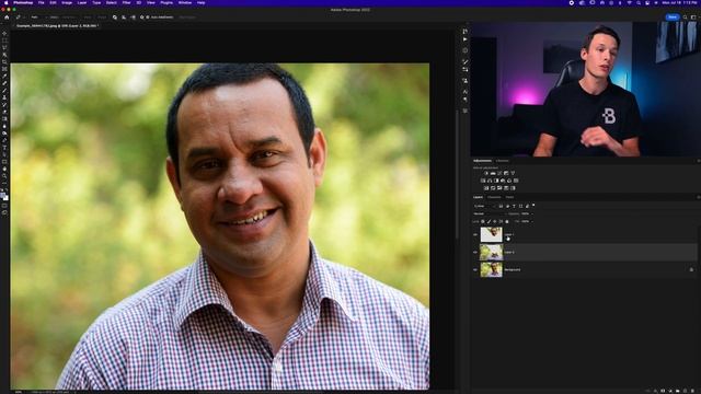 How To Easily Remove A Double Chin In Photoshop смотреть онлайн