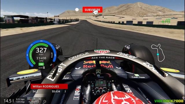 [Assetto Corsa] Oracle Red Bull Racing-Honda RB19 @ Willow Springs with Max Verstappen смотреть онлайн