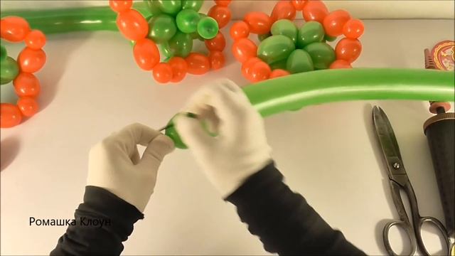 ПОДАРОК ИЗ ШАРИКОВ СВОИМИ РУКАМИ букет из шаров DIY Flower Balloon Bouquet TUTORIAL смотреть онлайн