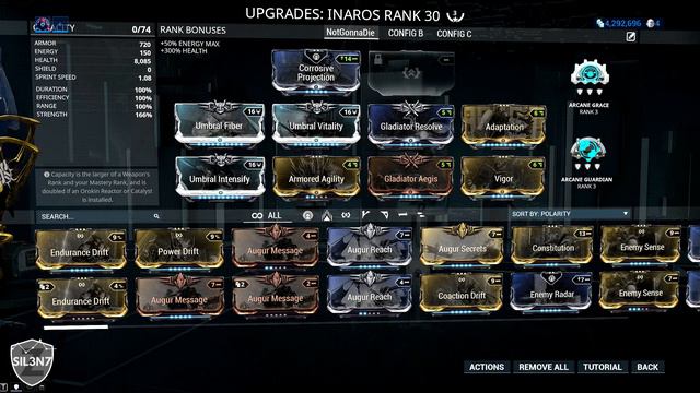 Warframe The Undying Inaros Build | High Survivability смотреть онлайн