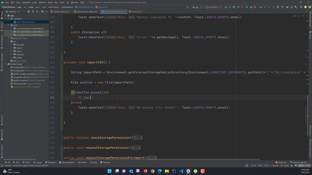 Import CSV File To SQLite Database | Restore | Android App Development Course Basic To Advanced | смотреть онлайн