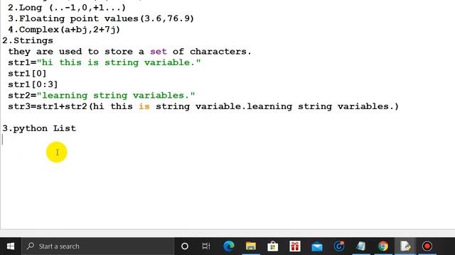 PYTHON VARIABLE DATA TYPES смотреть онлайн