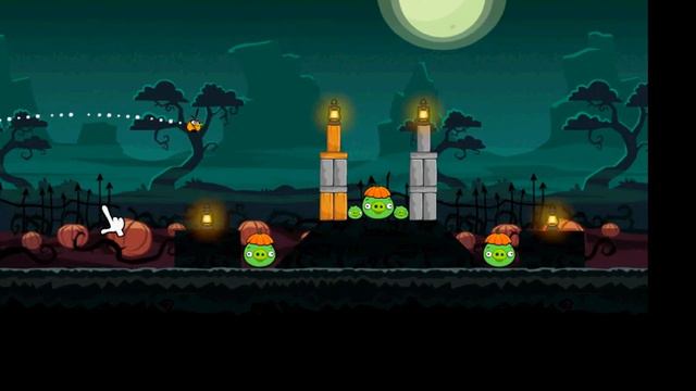 Angry Birds Seasons Orange bird gameplay PC смотреть онлайн