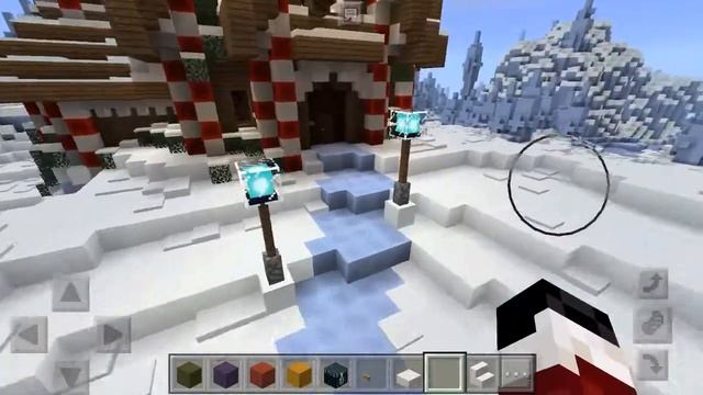 КРУТАЯ НОВОГОДНЯЯ КАРТА В MINECRAFT PE 1.0