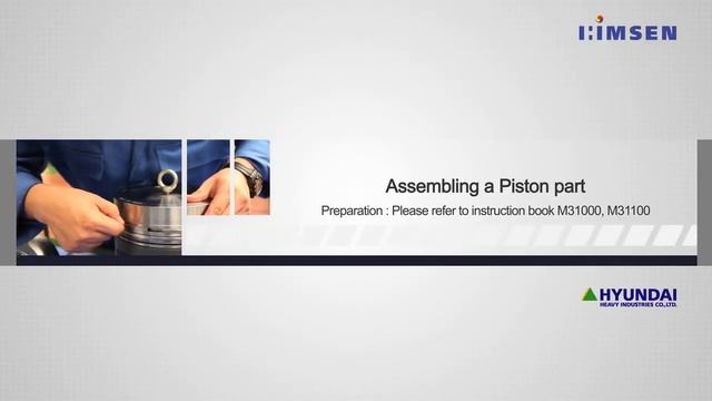 PISTON MAINTENANCE OF HIMSEN HYUNDAI engine смотреть онлайн