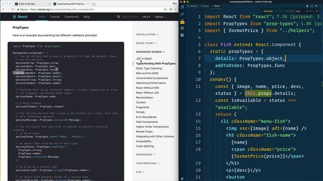 23 Component Validation with PropTypes смотреть онлайн