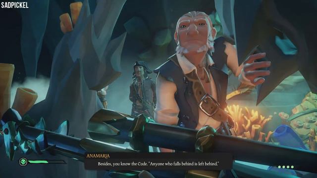 Rescuing Gibbs Scene (Sea of Thieves: A Pirate's Life) HD смотреть онлайн