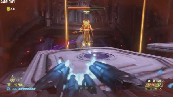 Zombie DOOM Slayer vs Seraphim Boss Fight (DOOM Eternal: The Ancient Gods - Part One)