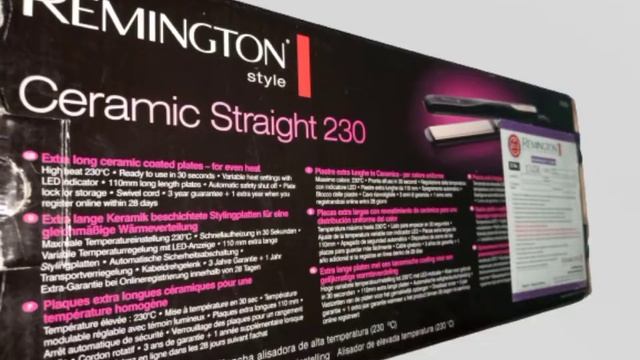 Remington S1005 ceramic 230 straight hair straightener