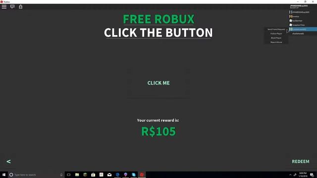 OMG This game may give me free robux! (Free robux?) смотреть онлайн
