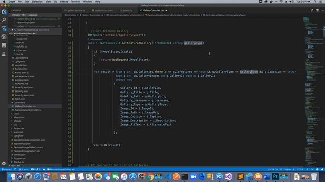 Featured Image Slider - Angular 8 | Asp.Net Core 2.2 - Creating Get Featured Image Gallery API смотреть онлайн