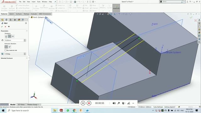 #Rib2 #solidworks #tutorial #for #beginners #BTech_Engineers смотреть онлайн