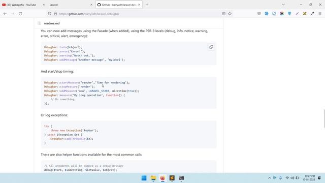Laravel Debugbar | Laravel Debugbar Not Showing | How to Use Laravel 9 Debugbar | Laravel Debug Mod смотреть онлайн