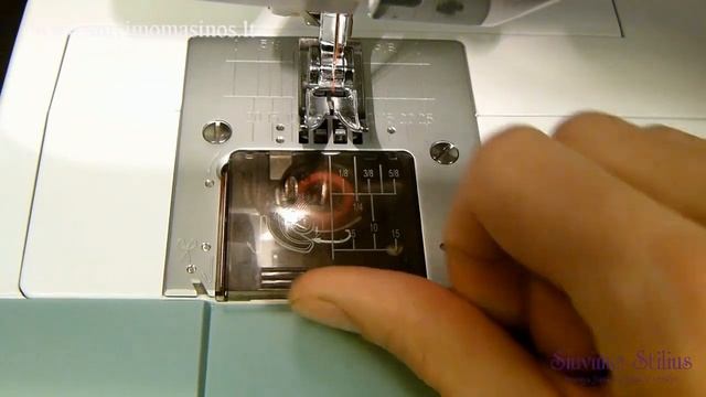 Apatinio siūlo įvėrimas (horizontali šaudyklė). Drop-in hook threading. смотреть онлайн