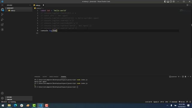 Javascript - Tìm hiểu về những string method cần thiết của js trong 11 phút - Lập trình thật dễ смотреть онлайн