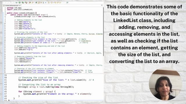LINKEDLIST in Java? смотреть онлайн