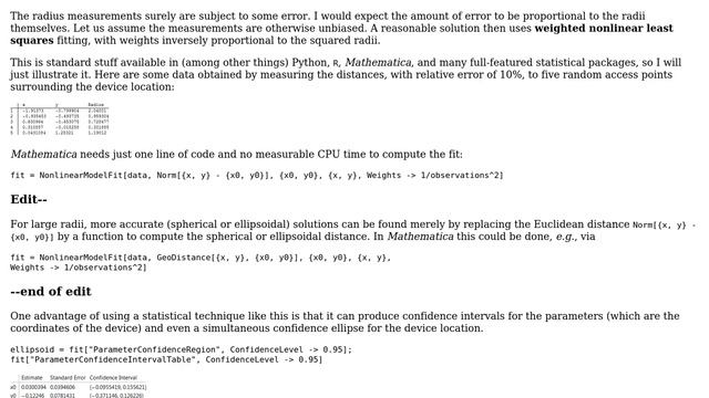 GIS: Trilateration algorithm for n amount of points (3 Solutions!!) смотреть онлайн