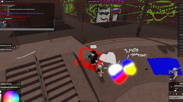 Граффити и рисунки! | Roblox смотреть онлайн