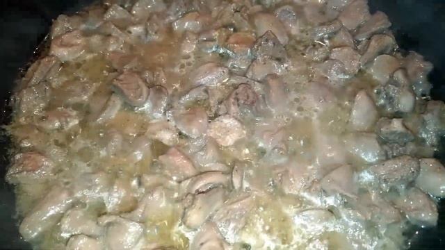 Куриные сердечки в томатно-кориандровом соусе/На второе/Рецепт № 140 смотреть онлайн