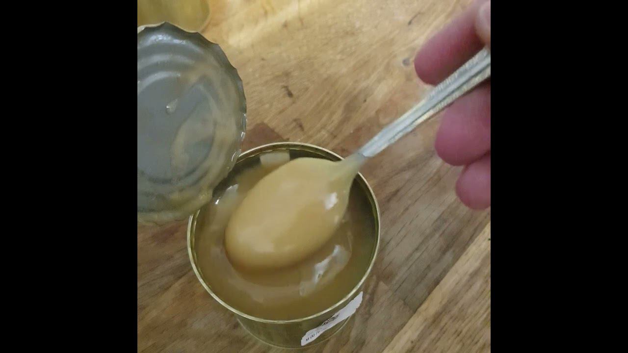 Сгущенное молоко ООО Брасовские сыры после трех часов варки.