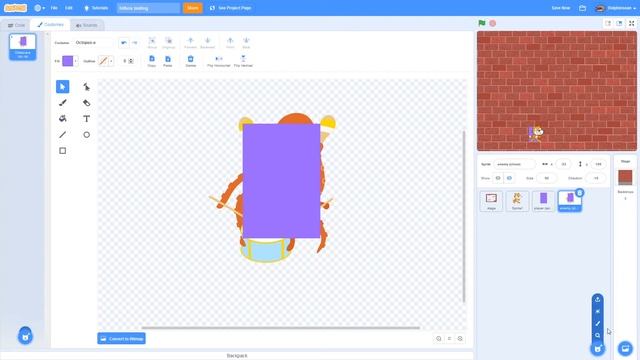 Scratch | How to make hitboxes + hitboxes for clones смотреть онлайн