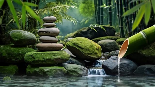 Fuente De Agua De Bambú • Música Para Dormir, Música Para Meditar, Música Relajante, Estudiar Music