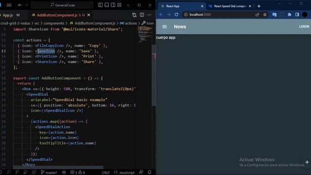 Boton Flotante React Material UI смотреть онлайн