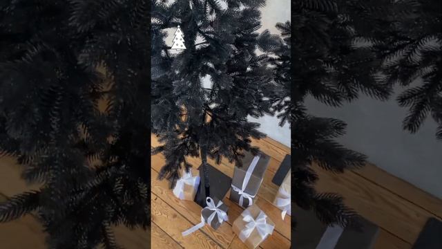 КОРОЛЕВА ТЯНЬ ШАНЯ ЧЕРНАЯ, ель искусственная литая на длинной ноге смотреть онлайн
