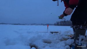 Зимняя рыбалка на Шабзерском озере