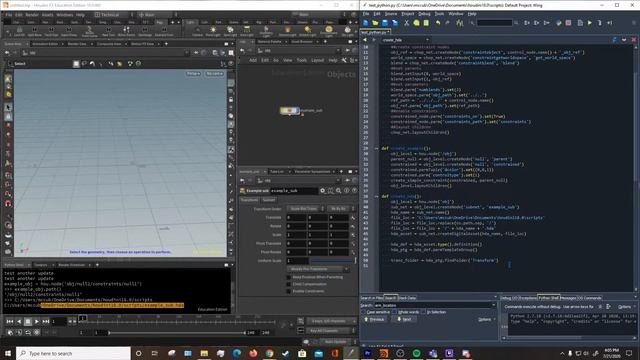 Houdini Python Tips pt4: HDA Creation and Editing смотреть онлайн