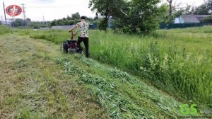 Самая лучшая роторная косилка! На что способен советский мотоблок "Мотор Сич" с тракторной косилкой