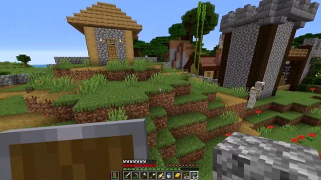 Let's Play Minecraft Hardcore | The Village Wall! Episode 3 смотреть онлайн
