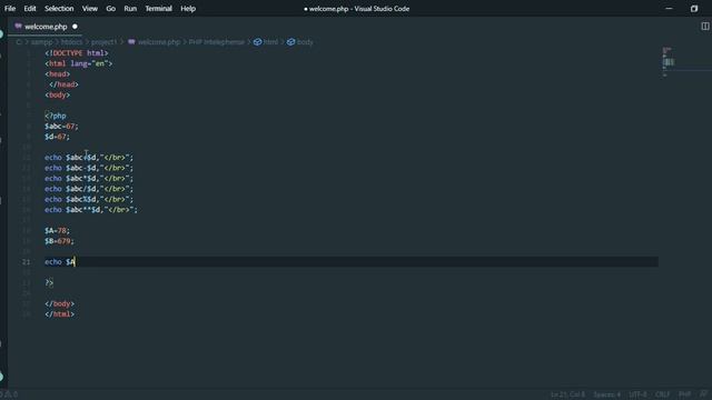 PHP 8 complete | part 5 Operator Arthmetical and Assignment | popular sk guide | in hindi | #php смотреть онлайн
