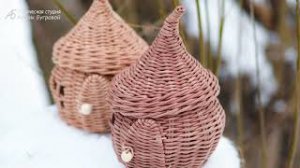 Домик-Гномик из газетных трубочек своими руками.