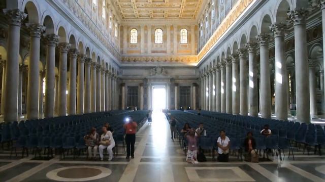 ***** Roma Basilica Papale San Paolo Fuori Le Mura (3/3) ESTERNO E INTERNO - integrale (videomix) смотреть онлайн