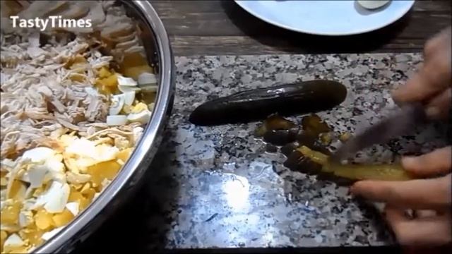 Russian Salad With Chicken | Olivier Salad | Healthy Russian Salad