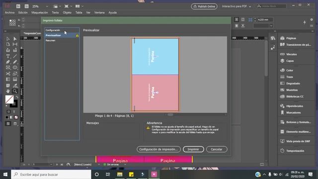 Indesign guardar compaginado en PDF - Microsoft Window Printer смотреть онлайн