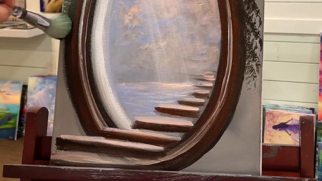How To Paint: “Mystery World” ~ acrylic painting tutorial | full length/ Step by Step for beginners смотреть онлайн
