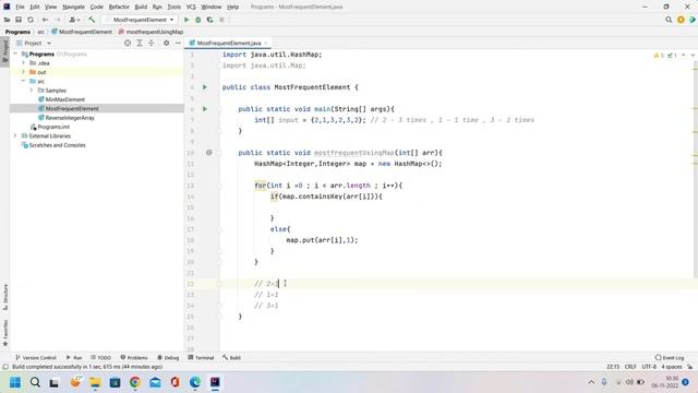3.Java program to find the most frequent element in an array using HashMap|#array#sdet#qaautomation смотреть онлайн