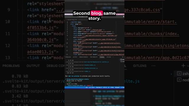 Building a static blog using SvelteKit in 77 seconds ?️? смотреть онлайн