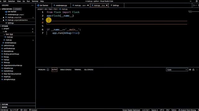 flask tutorial - 1|| how to write the first code in Flask python смотреть онлайн