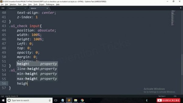 How To Create UI Checkbox Button Using HTML and CSS | Checkbox Button
