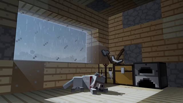 Live Wallpapers - Minecraft Rain смотреть онлайн