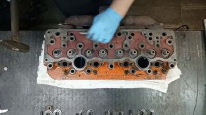 сборка д245 ( собираем ГБЦ в реальном времени )