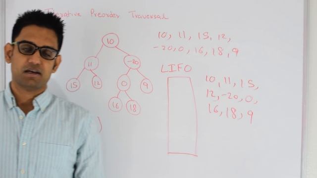 Iterative Preorder Traversal of Binary Tree смотреть онлайн