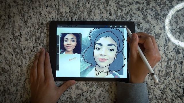 How to CARTOON YOURSELF in Procreate Tutorial | Instagram Cartoon Profile Photo смотреть онлайн