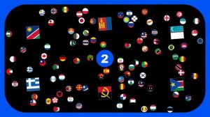Keep the flag ~200 countries marble race #44~ | Marble Factory
